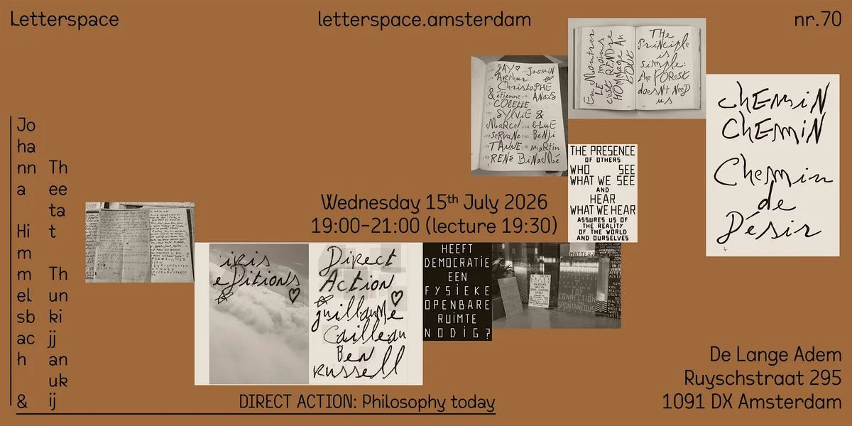 nr.70 Johanna Himmelsbach &amp; Theetat Thunkijjanukij | DIRECT ACTION | 15 Jul