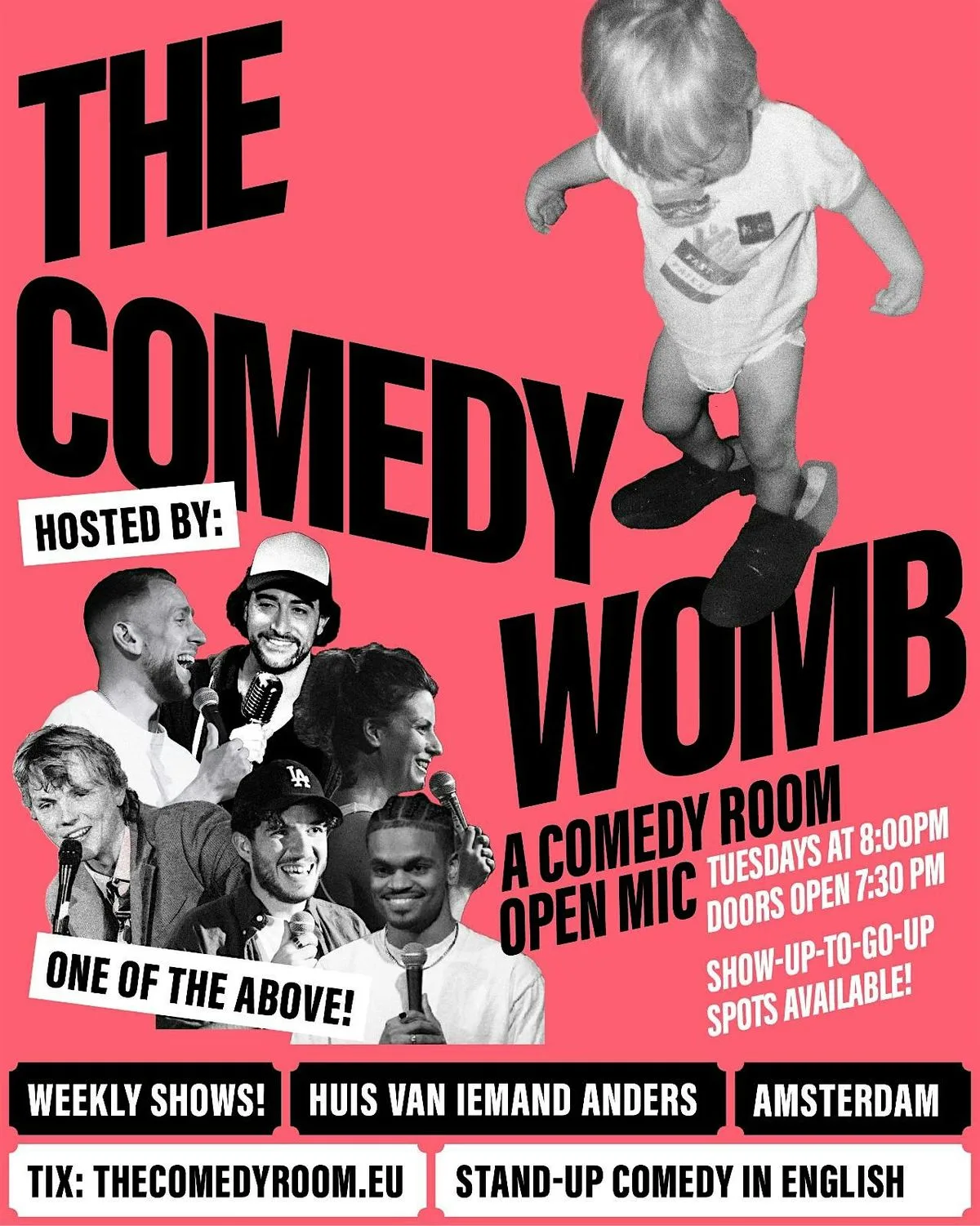 The Comedy Womb • A Comedy Room Open Mic • English Comedy in Amsterdam