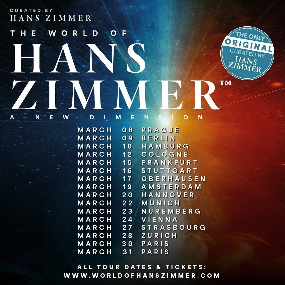 The World of Hans Zimmer Amsterdam Tickets