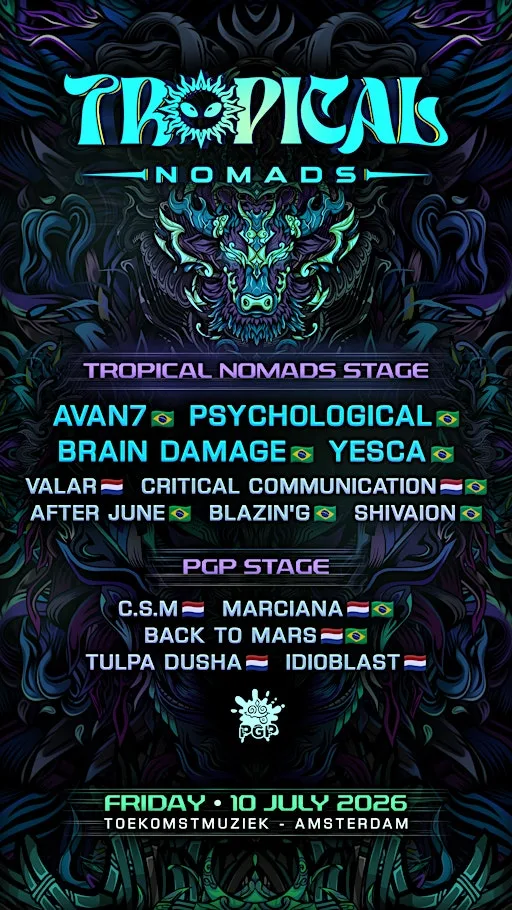 Tropical Nomads Amsterdam presents: Avan7