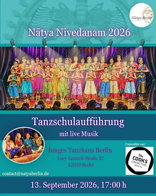 Nātya Nivedanam - Tanzschulaufführung mit live Musik