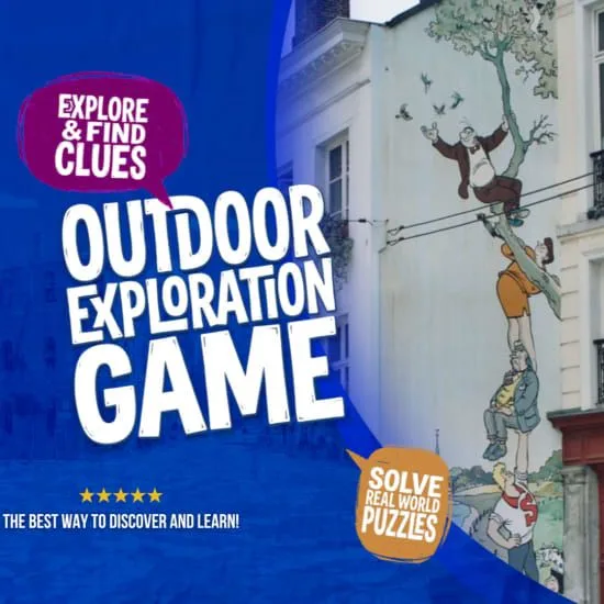 Bruxelles, capitale de la bande dessinée Jeu d'exploration en plein air