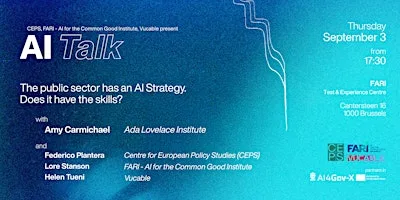 AI Talk | The public sector has an AI Strategy.  Does it have the skills?