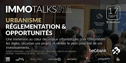 IMMOTALKS #11 -  URBANISME : Réglementation & Opportunités