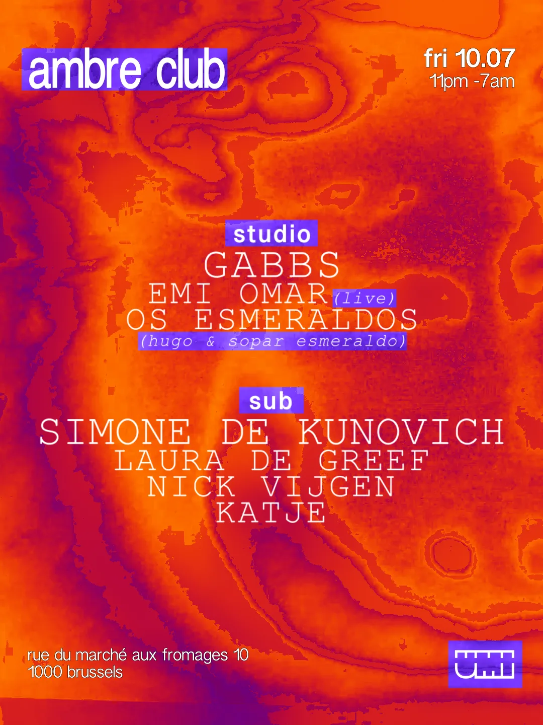 ambre club presents Gabbs and Simone de Kunovich
