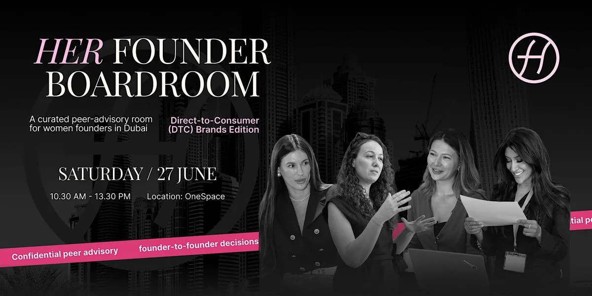 Women’s DTC Brand Founder Boardroom in Dubai