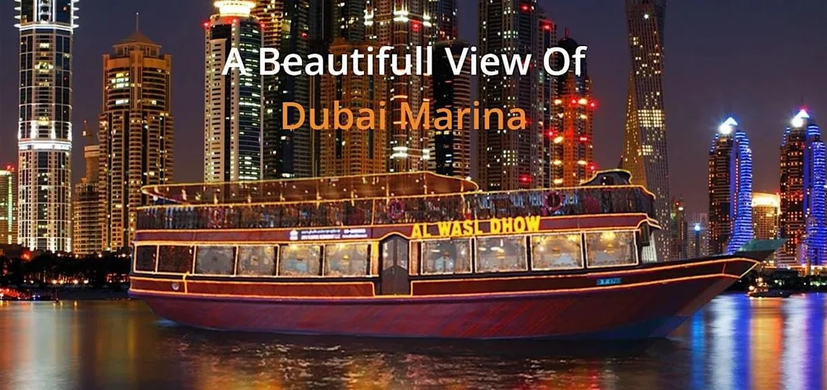 Dubai Harbour: Dhow Cruise Dubai w/ Dinner Drinks Live Music, 22nd August