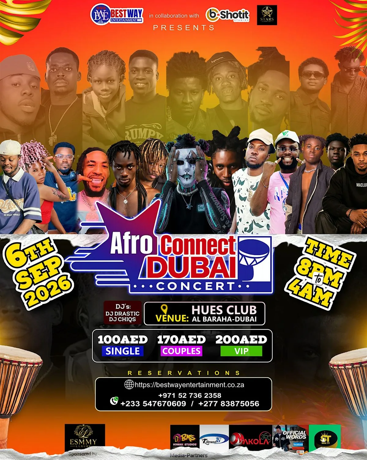 AFRO CONNECT DUBAI CONCERT 1st edition