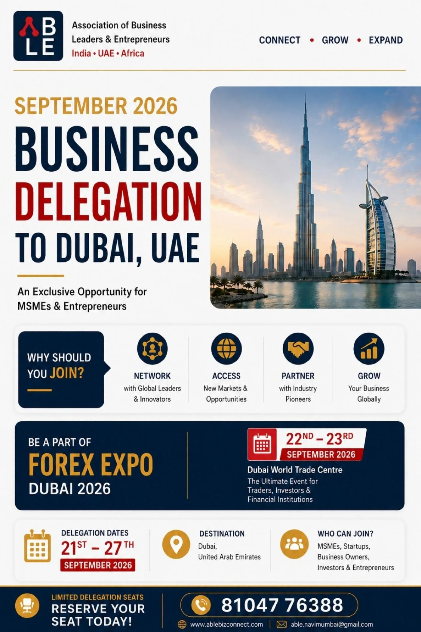 Business Delegation to Dubai-UAE