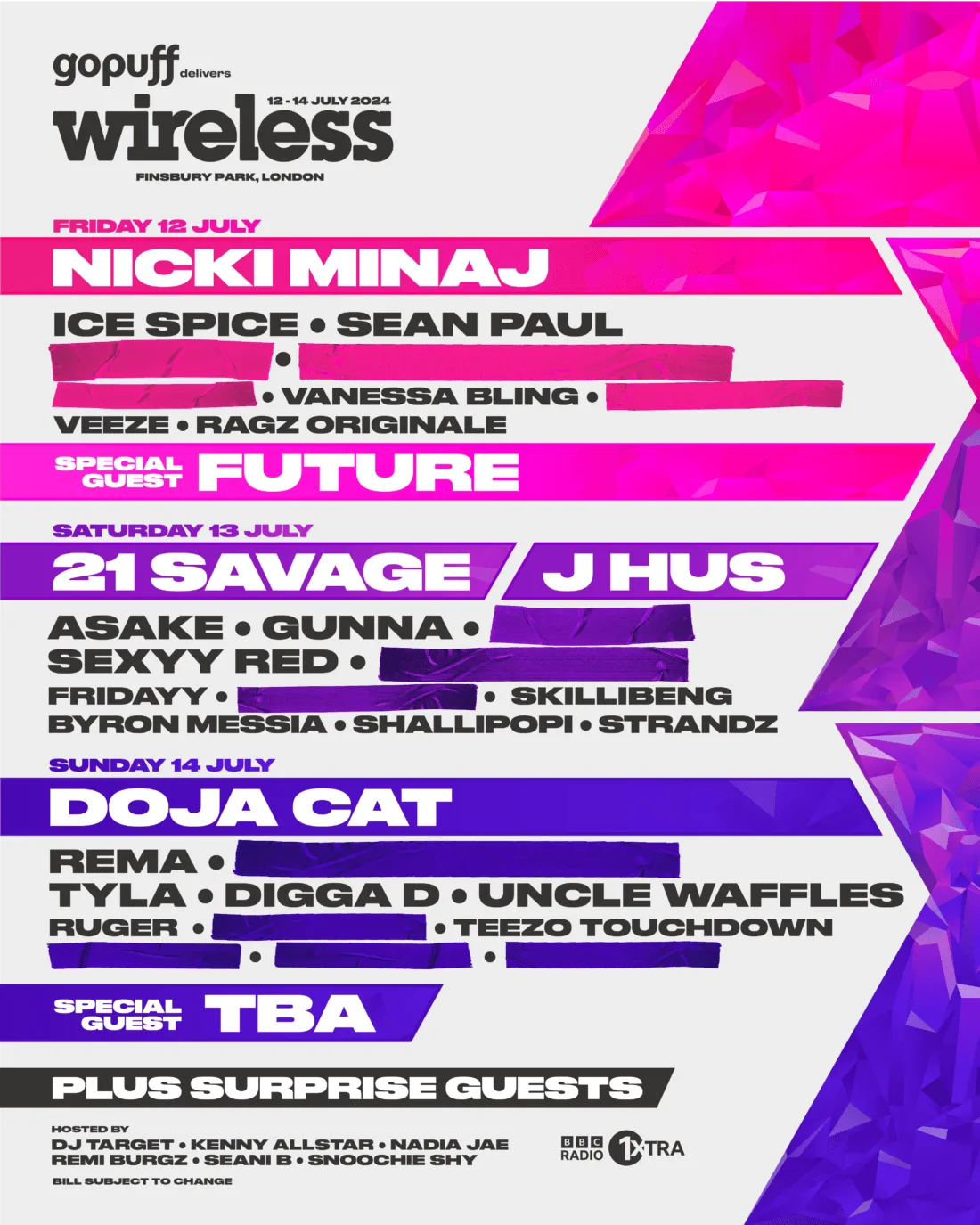 Wireless Festival - 3 Day Pass at Finsbury Park