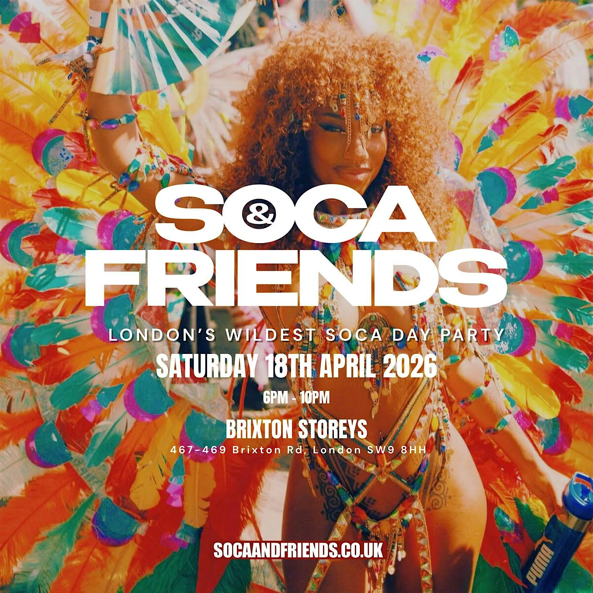 SOCA & FRIENDS - London's Wildest Summer Party