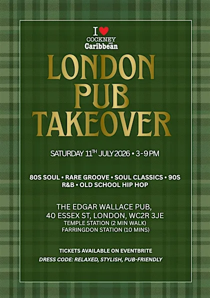 Cockney and Caribbean | London Pub Takeover | Edgar Wallace Pub