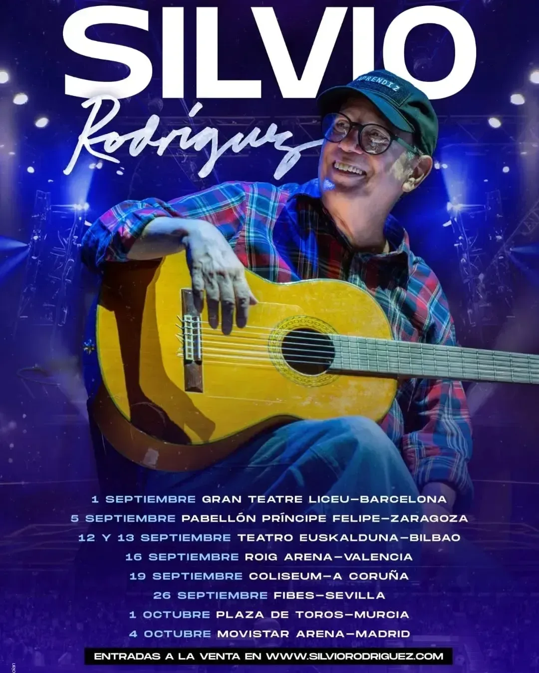 Silvio Rodriguez at Movistar Arena - Madrid