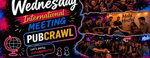 NOCHE DE BEERPONG & PARTY PUBCRAWL!