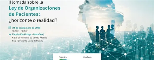 II Jornada sobre la Ley de Organizaciones de Pacientes