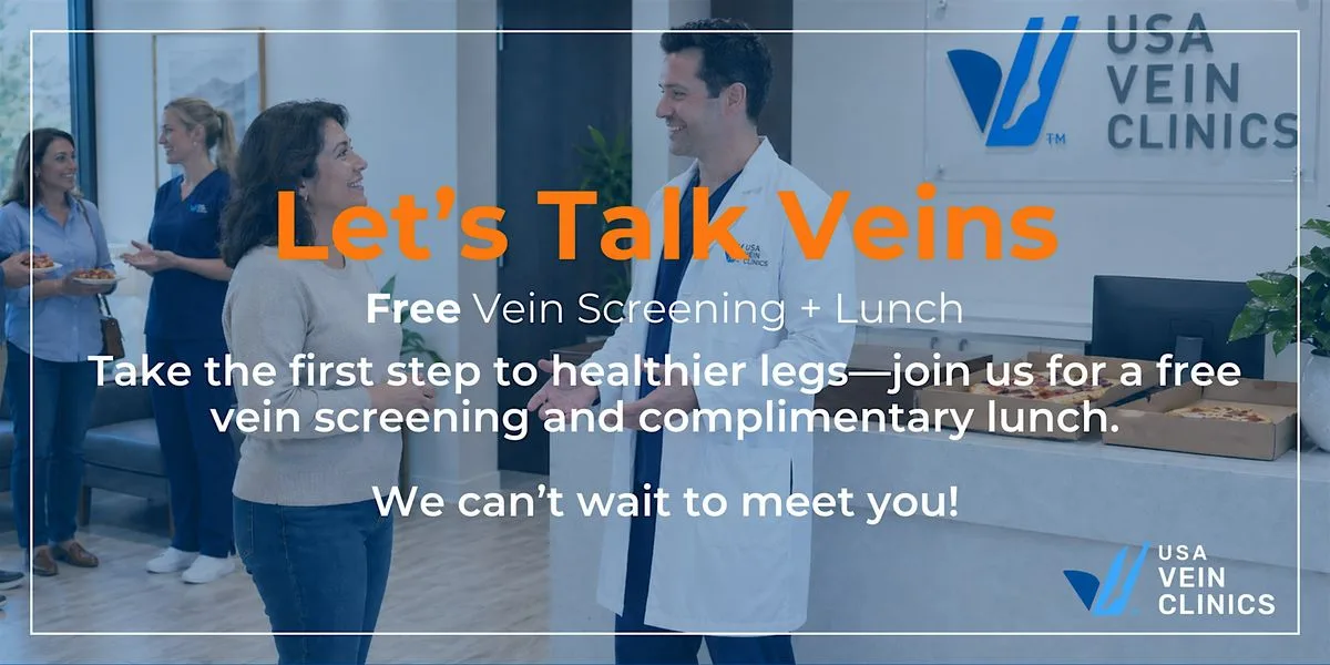 Let's Talk Veins Miami | Free Vein Screening Event + Lunch