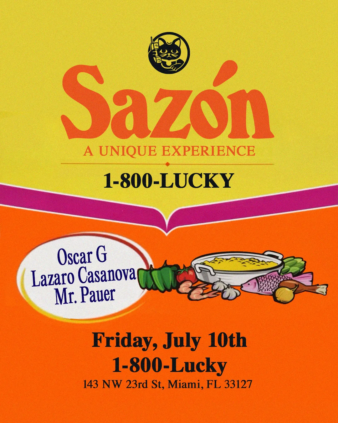 Sazón with Oscar G, Lazaro Casanova & Mr. Pauer
