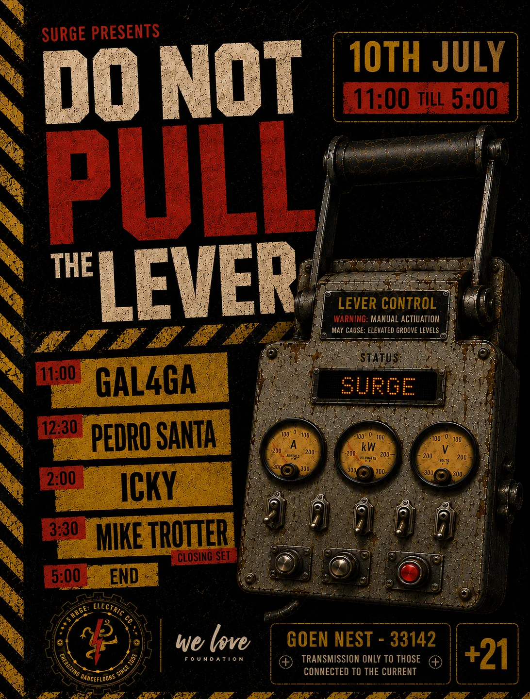 DO NOT PULL THE LEVER