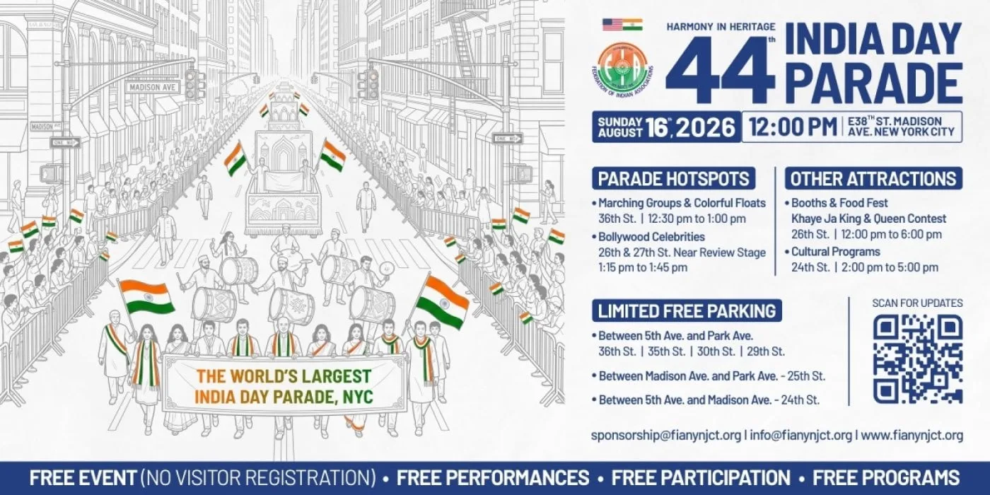 44th The World's Largest India Day Parade NewYork