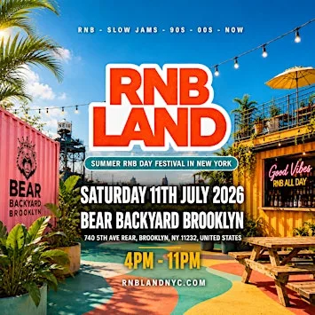 RNBLAND NYC - NYC's Biggest Summer RnB Day Festival (1000+ RNB LOVERS)