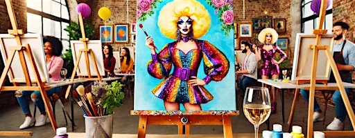 Drag Queen Sip and Paint NYC - The Ultimate Drag Queen Paint experience