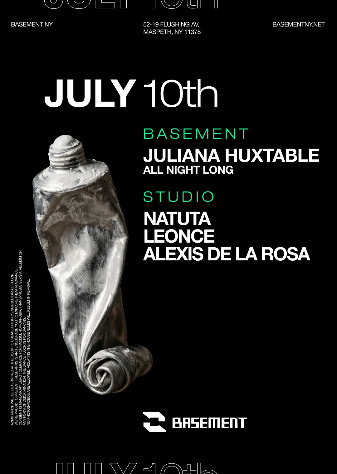 Juliana Huxtable all night long / Natuta / Leonce / ALEXIS DE LA ROSA