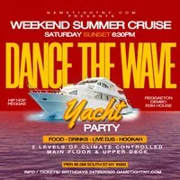 NYC Dance the Wave Saturday Sunset Booze Cruise Yacht Party